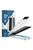 Buff iPhone 16 5D Privacy EasyFit Hayalet Ekran Koruyucu - Şeffaf - 1