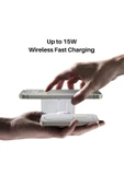 Momax Titanium Wireless Kablosuz Powerbank 5000mah Magsafe Uyumlu thumbnail 2