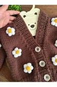 EL EMEĞİ PAPATYALI ÇOCUK CROP HIRKA - 4