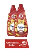 Yumoş Extra Konsantre Çamaşır Yumuşatıcısı Amber 2 x 1440 ML - 1