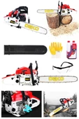 DEKO TURKEY Dkt52bm Ağaç Odun Kesme Bıçkı Makinesi Motorlu Benzinli Testere 52cc 4.3hp + Yağ - 2