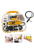 STAXX POWER 300 Parça 400 Watt 60.000 Rpm 6 Kademe Devirli Hobi Gravür Taşlama Zımpara Çantalı Set - 3