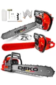 DEKO TURKEY Amerikan Karbüratörlü Turbo Dktx990 Benzinli Testere Ağaç Kesme Makinası Hızar Ormancı Kesim Motoru - 2
