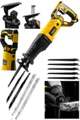 DEKO TURKEY Dkt1130 1100w Devir Ayarlı 180° Döner Başlıklı Tilki Kuyruğu Ahşap Metal Kemik Et Kesme + 5 Bıçak - 2