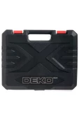 DEKO TURKEY Hybrid Quality Multi Speed 58v 8 Ah Samsung Çift Akülü Şarjlı Vidalama Matkap Seti 5 Ad Titanyum Uç - 8