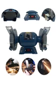 DEKO TURKEY Hybrid Tech 550watt Bakır Sargı Çark Motoru Balta Bıçak Bileme Taşlama Makinesi 175 Mm Çark Motoru - 1