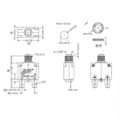 Resetli Termik Sigorta 7 Amper 125/250v Ac 32v Dc IC-271S (MR-1) - 2