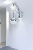 EY-EL TASARIM ŞIK SARKIT LED APLİK KROM KRİSTAL TAŞLI - 1