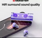 Monster Airmars XKT13 Gaming Bluetooth Kulaklık Mor - 3