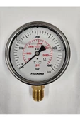 Çap 100 Alttan 400 Bar Gliserinli Manometre - - 1