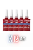 Loctite 243 - 50ml | Vida Gevşemezlik | Orta Mukavemet 12 Adet - 1
