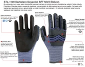 Darbelere Kesilmelere Dayanıklı Starline Stl-1109 Eldiven No 10 - 3