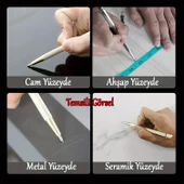 Metal Karbür Uçlu Çelik Alüminyum Ahşap Çizici İşaretleyici Kalem Seramik Cam Kırıcı Kesici 1 Adet - 4