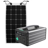 Zendure 600W Taşınabilir Güç İstasyonu ve 110W Esnek Panel - 1