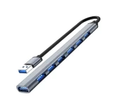 USB 3.0 TO USB 2.0 PORT ÇOĞALTICI HUB 7İN1 OTG ADAPTÖR 6LI USB ÇOKLAYICI - 1