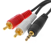 StarkPro STP-426 2 RCA Erkek + 3.5mm stereo 1.5M Ses Kablosu - 2