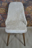 kılıfteks  Kollu Sandalye Kılıfı Kadife Kumaş - 4