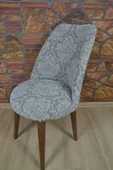 kılıfteks  Oval Sandalye Kılıfı Jakar Kumaş - 1