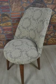 kılıfteks  Sandalye Örtüsü Jakar Kumaş Oval Sandalye - 1