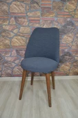 kılıfteks  Retro Sandalye Kılıfı Antrasit - 4