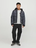 Jack Jones Erkek  Şişme Puffer Gri Mont  12239001G - 6