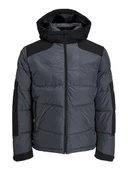 Jack Jones Erkek  Şişme Puffer Gri Mont  12239001G - 1