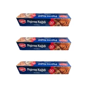 Roll-Up Beyaz Yağlı Fırın Tepsi Pişirme Kızartma Kağıdı - 37 Cm. x 50 Metre - 3 Adet thumbnail 1