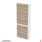 Modilayn VARBİ UMAY' 2 Li Asma Antre 72x 193x 26 cm’ lik 5 Düşer Kapak 10 Göz Bölme Ayakkabılık thumbnail 8