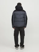 Jack Jones Erkek  Şişme Puffer Gri Mont  12239001G - 5