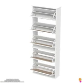 Modilayn VARBİ UMAY' 2 Li Asma Antre 72x 193x 26 cm’ lik 5 Düşer Kapak 10 Göz Bölme Ayakkabılık thumbnail 9