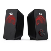 Redragon Stentor GS500 Kırmızı Led Aydınlatmalı 5W x 2 Kablolu 2.0 Stereo Gaming Hoparlör - 1