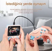 QASUL G5 Yeni Tasarım Oyunları 500 1 Klasik Oyun Konsolları Renkli Ekran Retro Oyun Makinesi 3.0 İnç Ekran - 3