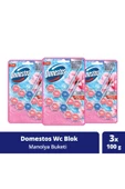 Domestos Tuvalet Bloğu Manolya Buketi 3 x 100 G thumbnail 1