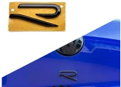 VW Yeni R Bagaj Logosu Parlak Siyah thumbnail 4