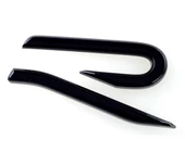 VW Yeni R Bagaj Logosu Parlak Siyah thumbnail 2