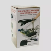 Mg16129-C Led Işıklı Büyüteçli - Mercekli Havya Sehpası 3. El Adaptörlü - 8