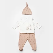 Love Our Earth 3 Parça Set  Mocha - 1