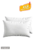 4'lü Beyaz Yastık Kılıfı – 50x70 Cm, %100 Pamuk, Yumuşak Ve Dayanıklı Yastık Kılıfı - 1