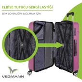 Vegmann Vela Violet 2'li Valiz Seti Orta Boy ,Kabin Boy - 4