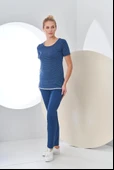 Pjs 24200 Kadın Puantiyeli Yarım Kollu Pijama Takım - 2