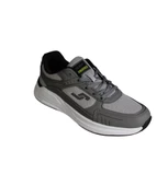 JUMP Erkek Gri Siyah Kalın Taban Fileli Memory iç taban Sneaker Spor Ayakkabı thumbnail 4