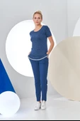Pjs 24200 Kadın Puantiyeli Yarım Kollu Pijama Takım - 3