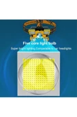 hırdawhat   1200 Lümen Cob 9 Led Usb Şarjlıoynar Başlıklı Kafa Lambası 5 Modüllü Çakar Modlu thumbnail 2
