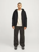 Jack Jones Erkek Su Geçirmez Softshell Siyah  Geçiş Ceketi 12260486S - 6