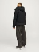 Jack Jones Erkek Su Geçirmez Softshell Siyah  Geçiş Ceketi 12260486S - 5