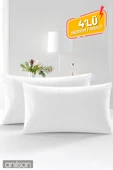 4'lü Mikrofiber Antialerjik Yastık - 1000gr, 50x70cm, Boncuk Silikon Dolgulu - 1