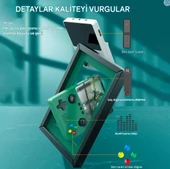 QASUL X6 Taşınabilir El Oyun Konsolu  IPS Retro Oyun Konsolu 10000 Oyun 11 Simülatör Video Oyunları  16 GB SD KART HEDİYE - 3