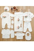 Kız Bebek Natural Lüx Organik Hastane Çıkışı Yenidoğan Set STL99954 - 2