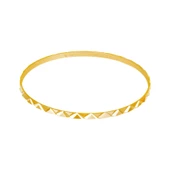 10 gr (gram) 22 Ayar İşçiliksiz Üçgen Bilezik thumbnail 1