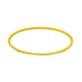 25 gr(gram) 22 Ayar Oluklu Ajda İşçiliksiz  Bilezik thumbnail 1